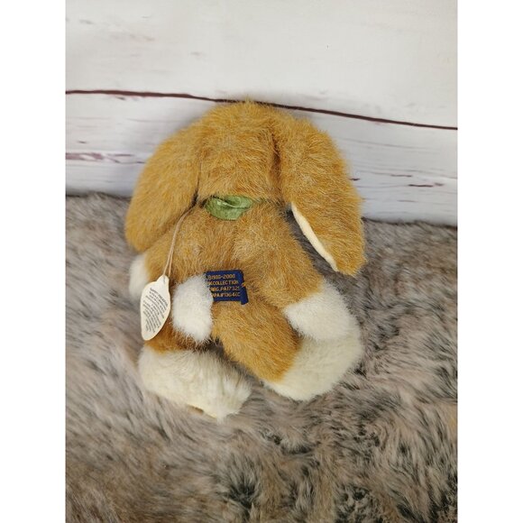 Boyds Bears Plush Bunny With Green Bow 1998-2000 Collectible - Picture 4 of 7